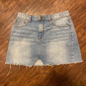 Urban Outfitters Distressed Jean Skirt